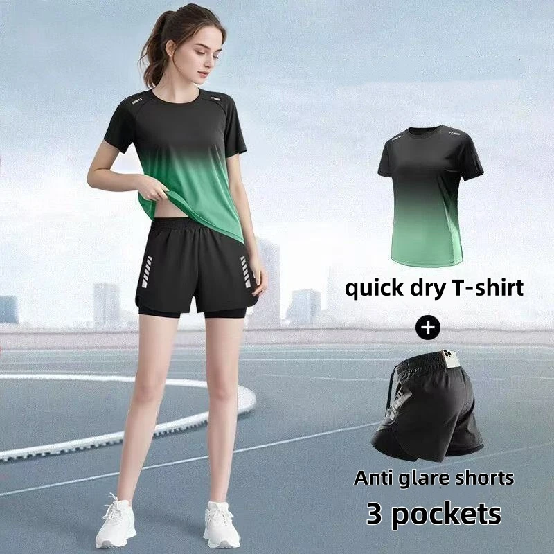 Badminton Aesthetic - Set di abbigliamento sportivo da donna,