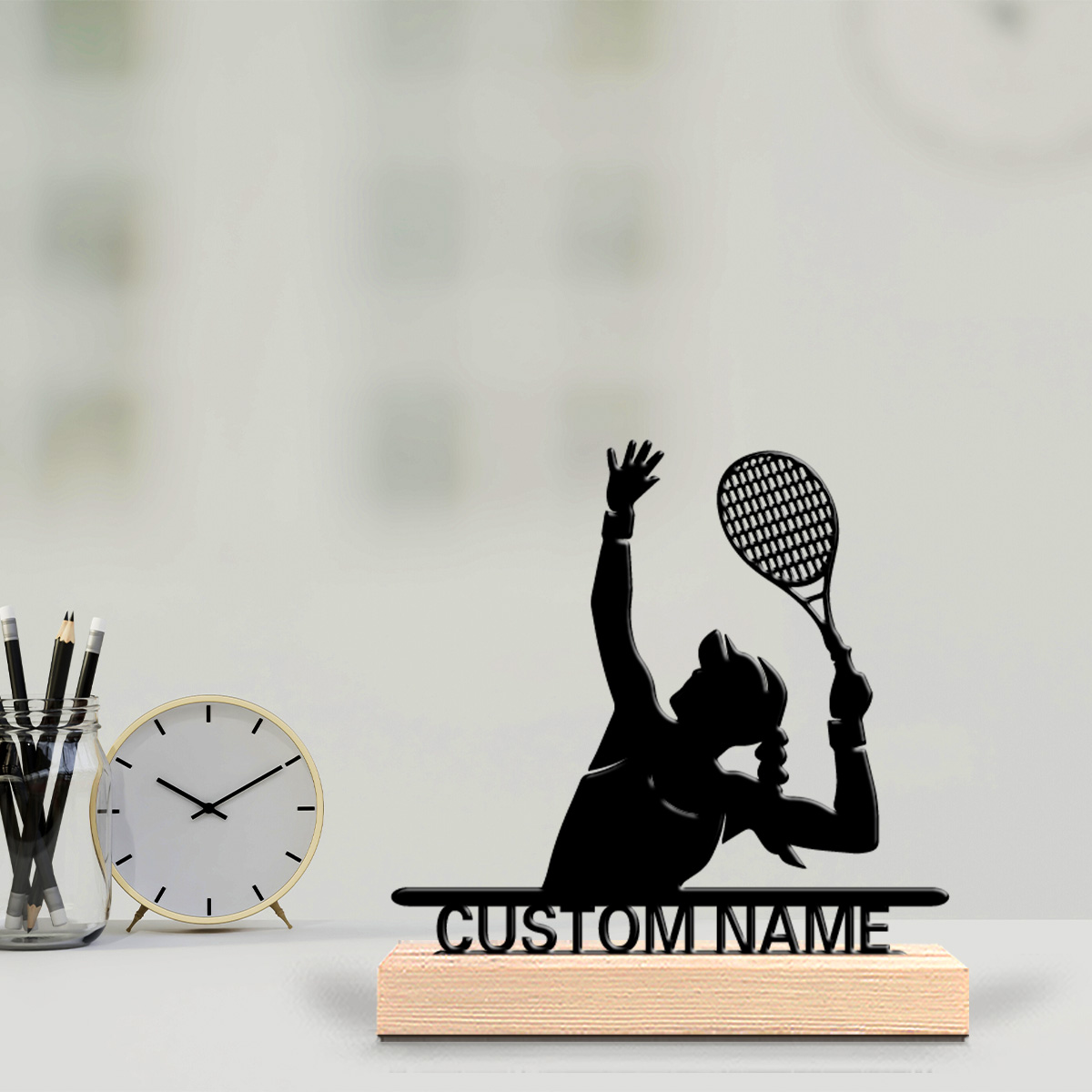 Badminton Fun - 1pc divertente personalizzato badminton statue di
